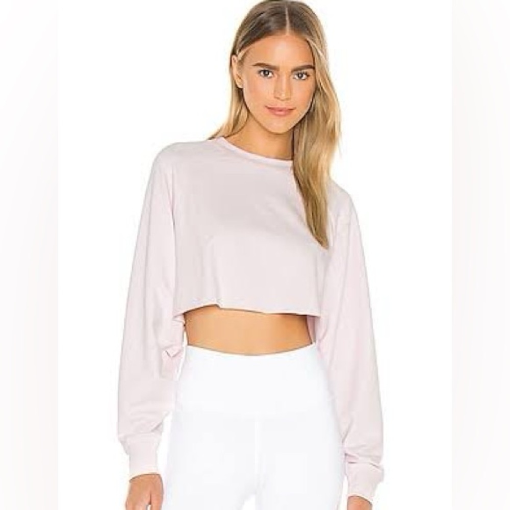 ALO Yoga Double Take Pullover - soft pink